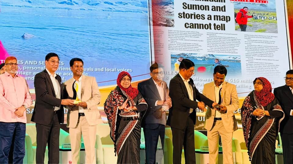 ‘বর্ষসেরা ট্যুরিজম কনটেন্ট ক্রিয়েটর’ পুরস্কার পাচ্ছেন সালাহউদ্দীন সুমন