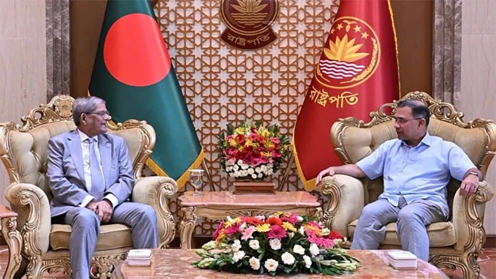 বঙ্গভবনে রাষ্ট্রপতির সঙ্গে প্রধানমন্ত্রীর সাক্ষাৎ
