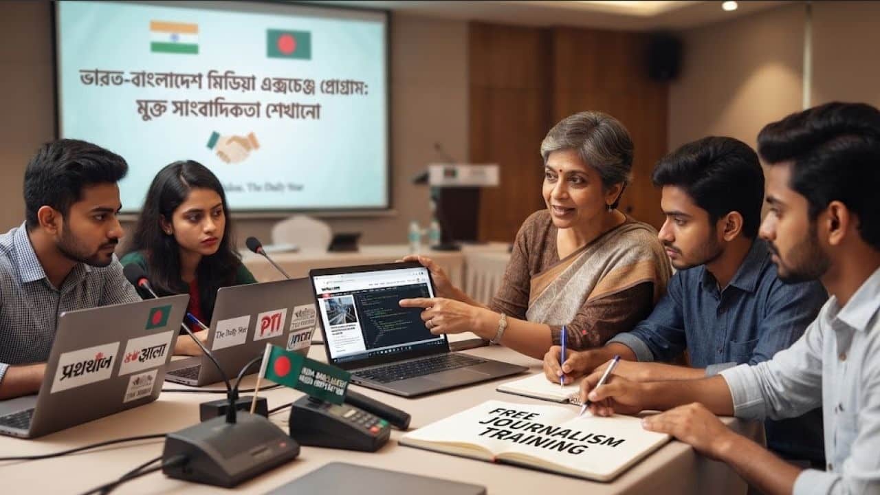 বাংলাদেশি সাংবাদিকদের ফ্রিতে সাংবাদিকতা শেখাবে ভারত সরকার