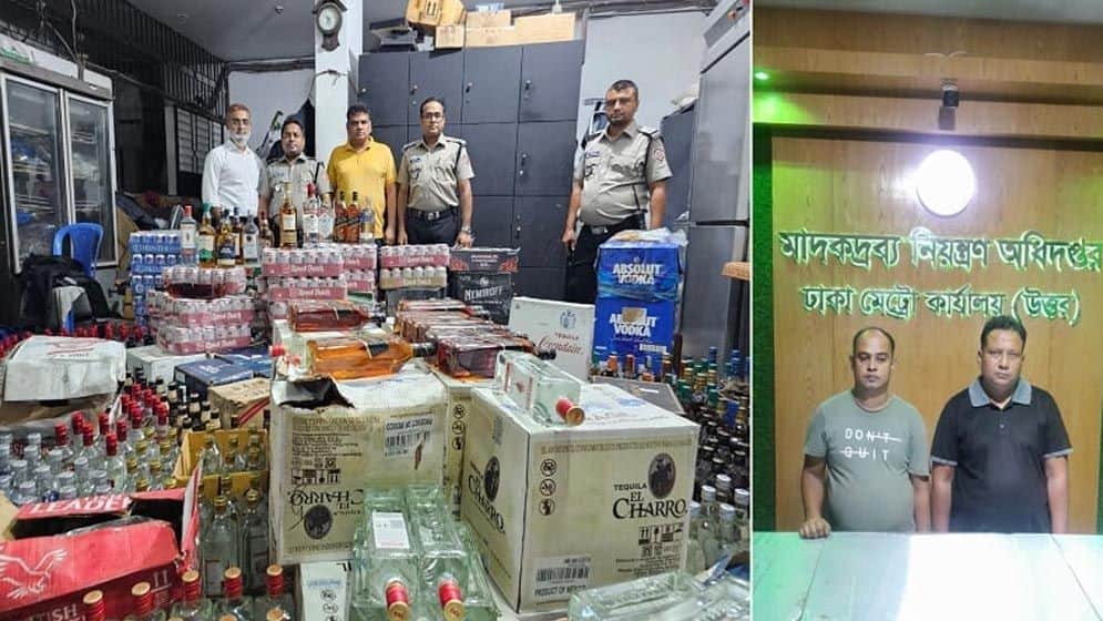 উত্তরার রেস্টুরেন্টের সেপটিক ট্যাংকে মিলল বিপুল বিদেশি মদ ও বিয়ার
