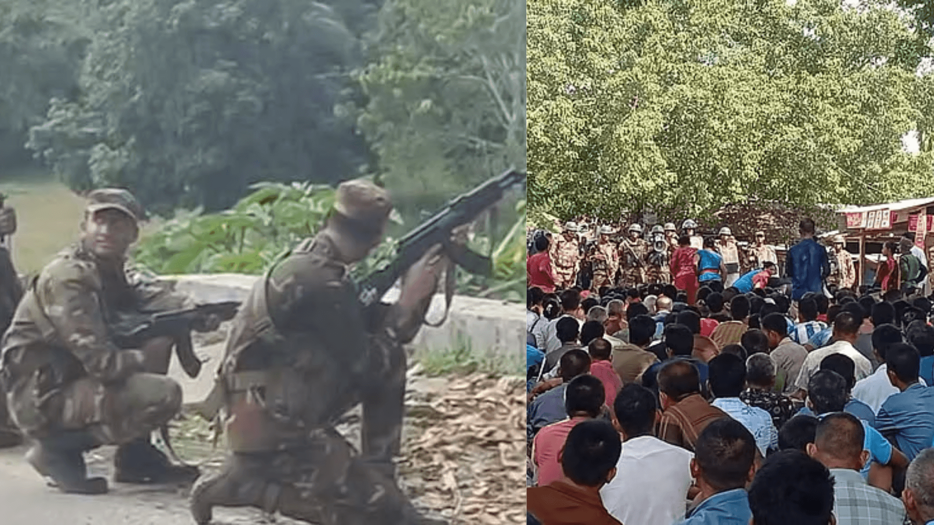 অবরোধের মধ্যে সাজেকে ‘সশস্ত্র গোষ্ঠীর’ সঙ্গে সেনাবাহিনীর গোলাগুলি