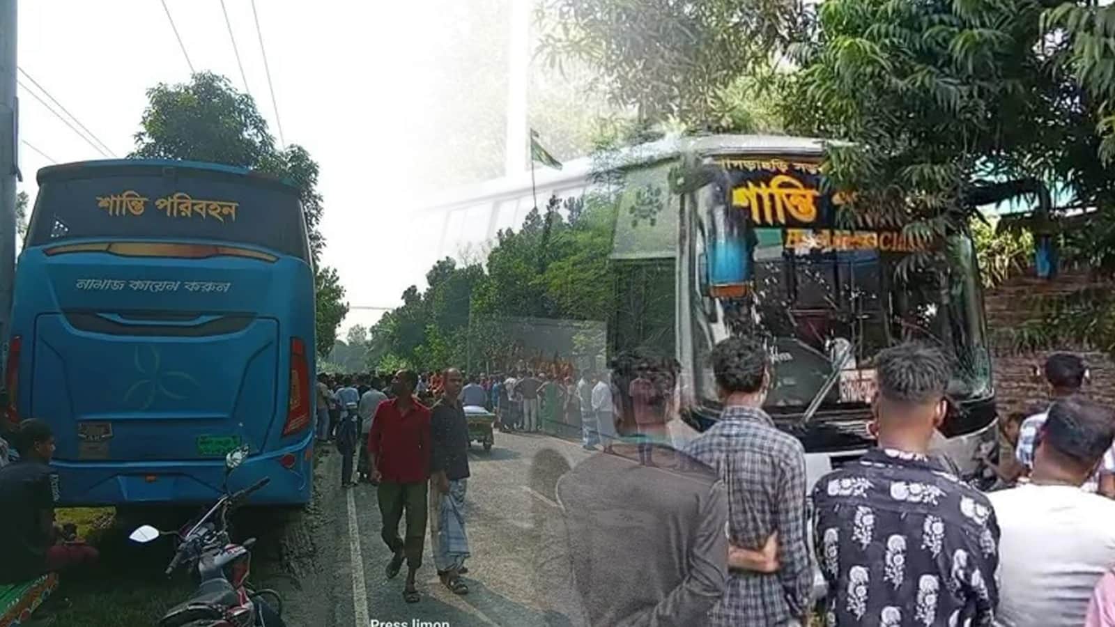 বাসচাপায় বউ-শাশুড়ি নিহত, হেলপার আটক