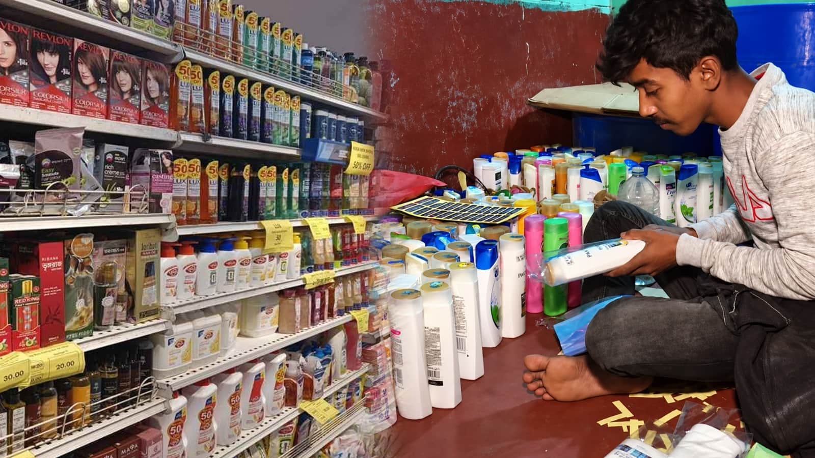 বাজারে নামিদামি ব্র্যান্ডের নামে বিক্রি হচ্ছে নকল প্রসাধনী