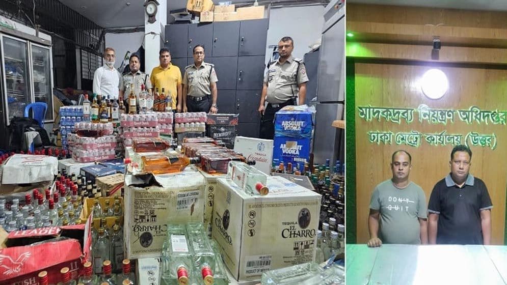 উত্তরার রেস্টুরেন্টের সেপটিক ট্যাংকে মিলল বিপুল বিদেশি মদ ও বিয়ার