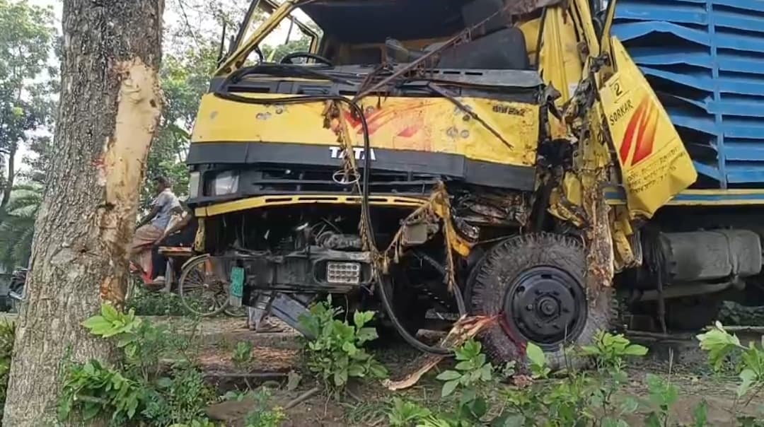 শার্শায় পিকআপ ভ্যান নিয়ন্ত্রণ হারিয়ে গাছের সঙ্গে ধাক্কা, হেলপার নিহত