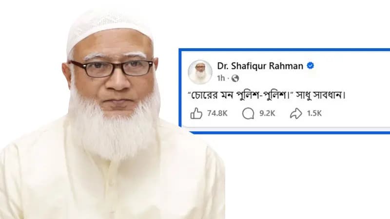 জামায়াত আমিরের ‌‌‘রহস্যময়’ ফেসবুক পোস্টের কারণ কী?