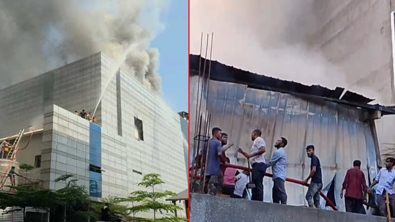 গাজীপুরে ইবনে সিনা ওষুধ কারখানায় আগুন