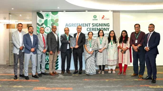 সিটি ব্যাংক-অক্সফামের উদ্যোগে চা বাগানে নিরাপদ পানি ও স্যানিটেশন সুবিধা