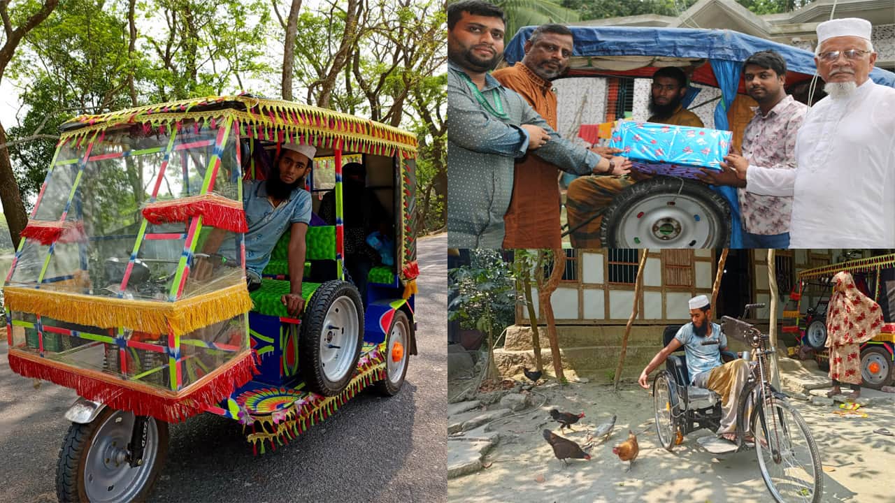 ভাঙা মেরুদণ্ড থামাতে পারেনি সালাউদ্দিনকে, এখন তিনিই পরিবারের ভরসা