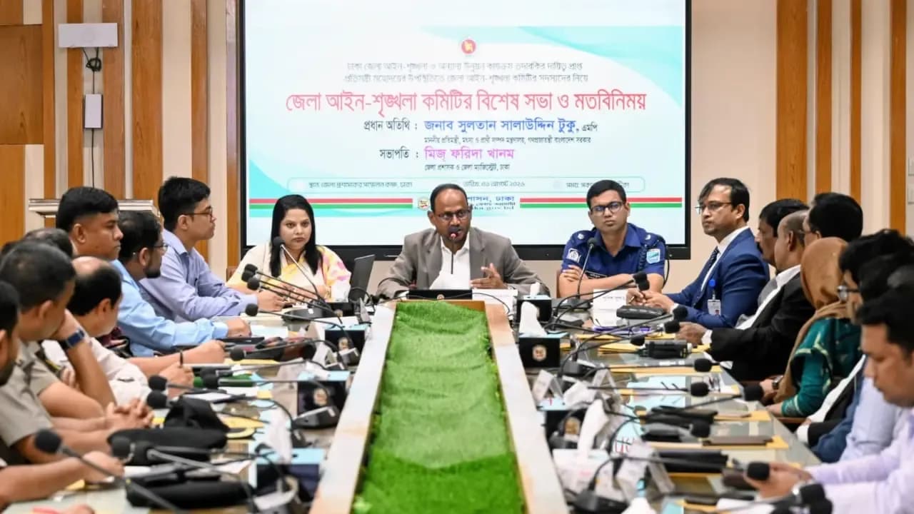 আইন-শৃঙ্খলা উন্নয়নে সমন্বিত উদ্যোগ জরুরি: প্রতিমন্ত্রী সুলতান সালাউদ্দিন টুকু