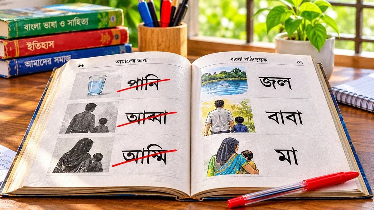 পশ্চিমবঙ্গের পাঠ্যবইয়ে থাকছে না ‘পানি’, ‘আব্বা’, ‘আম্মা’